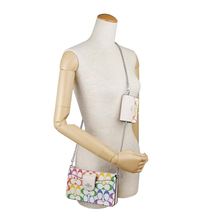 COACH（コーチ） 並行輸入 ショルダーバッグ レインボー シグネチャー