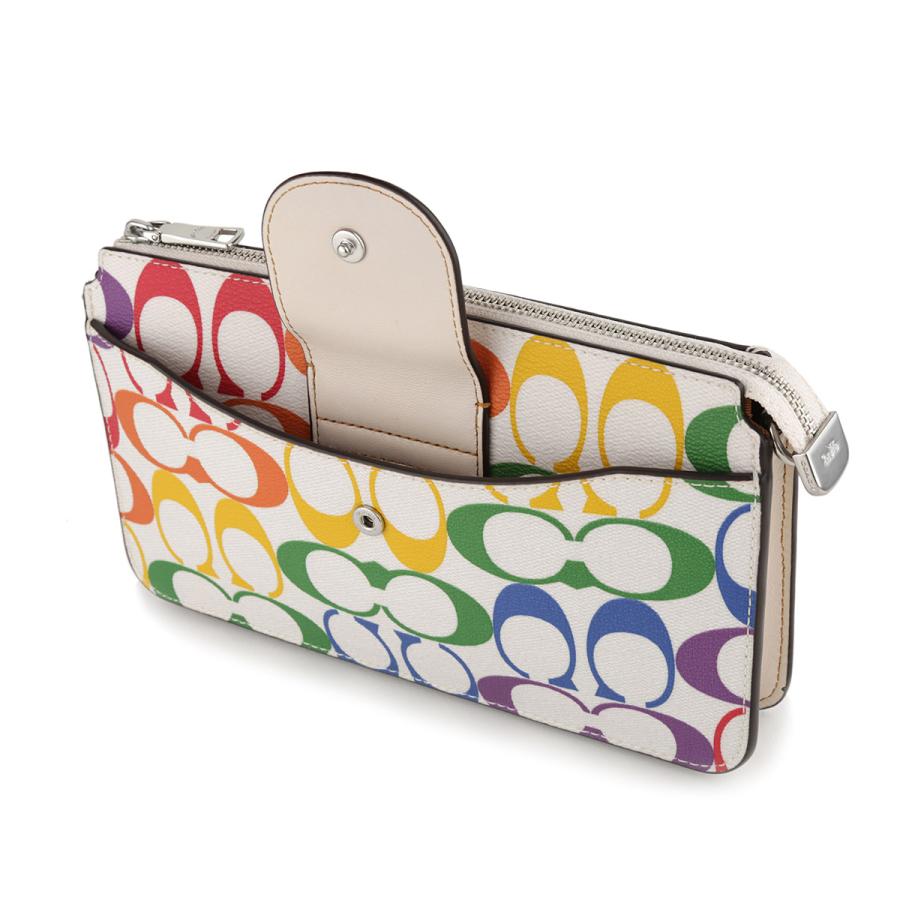 COACH（コーチ） 並行輸入 ショルダーバッグ レインボー シグネチャー