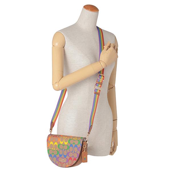 COACH（コーチ） 並行輸入 ショルダーバッグ レインボー シグネチャー