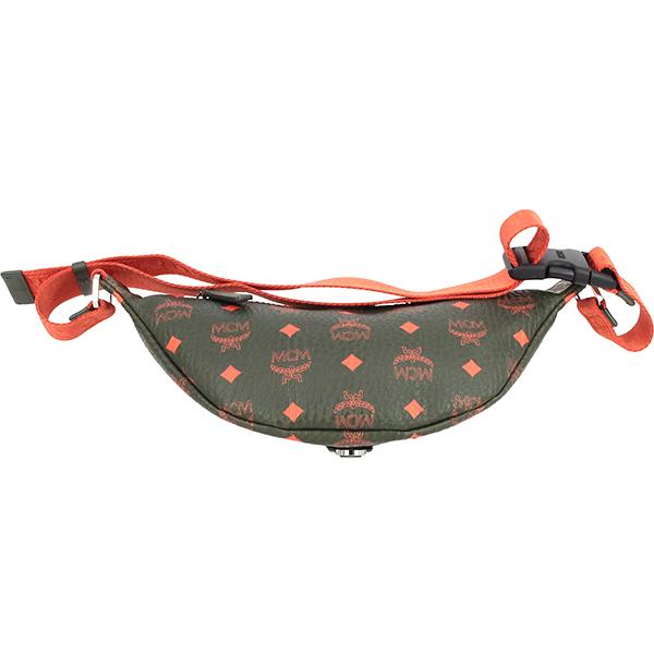 MCM（エムシーエム） ボディバッグ ヴィセトス レザー カーキ h-c403