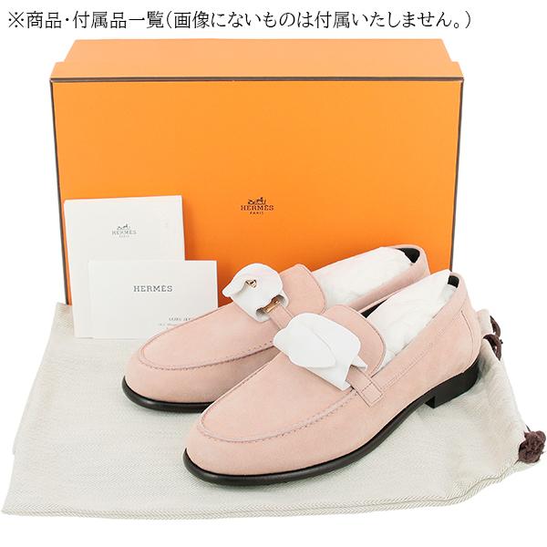 HERMES（エルメス） モカシン 36 1/2 24cm デスタン シェーヴル