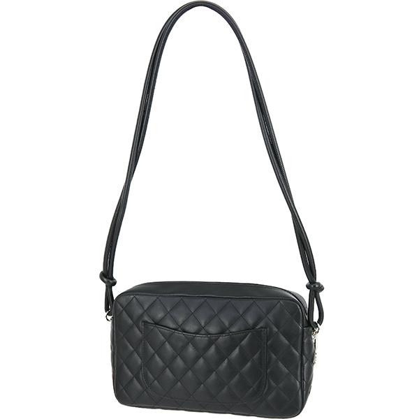 CAMBON シャネル ショルダーバッグ カンボンライン ブラック ピンク