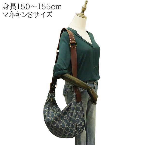 CELINE（セリーヌ） ショルダーバッグ マカダム デニム ブルー