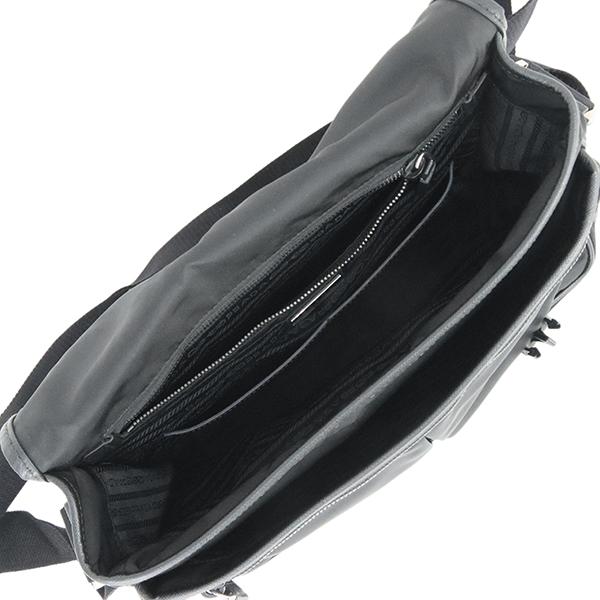 PRADA（プラダ） ショルダーバッグ ナイロン サフィアーノレザー