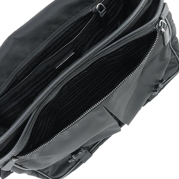 PRADA（プラダ） ショルダーバッグ ナイロン サフィアーノレザー