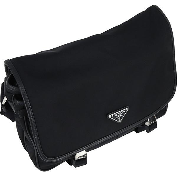 PRADA（プラダ） ショルダーバッグ ナイロン サフィアーノレザー
