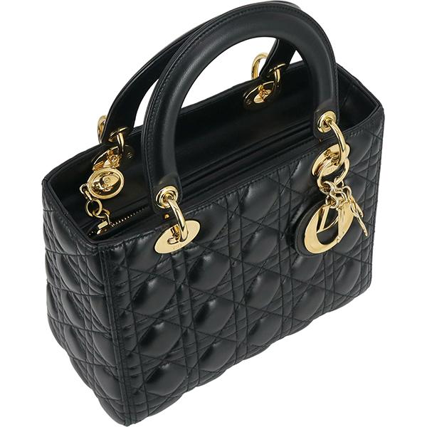 Lady Dior ディオール レディディオール ミディアム ハンドバッグ