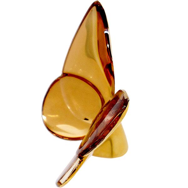 バカラ（Baccarat） フィギュリン ラッキーバタフライ クリスタル