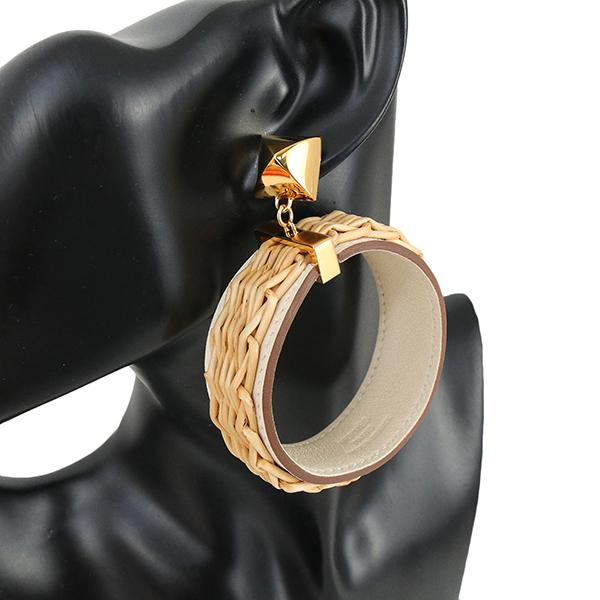 HERMES（エルメス） ピアス メドールピクニック GM スイフト ラタン