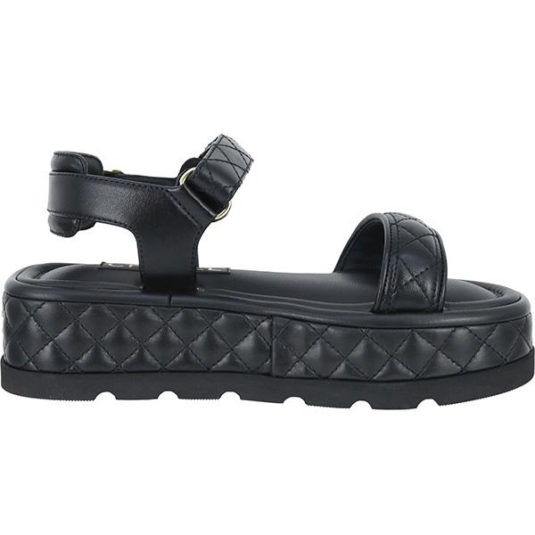 マトラッセ シャネル 厚底サンダル 37C 24cm レディース CCマーク