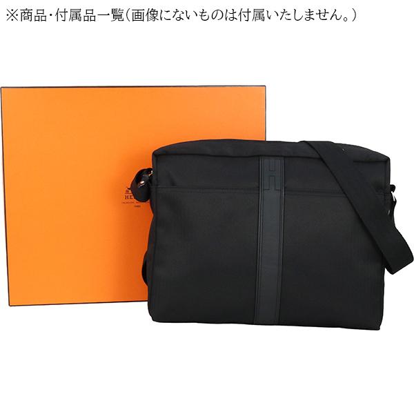 HERMES（エルメス） アカプルコ バサス トワルシェブロ ブラック 5619