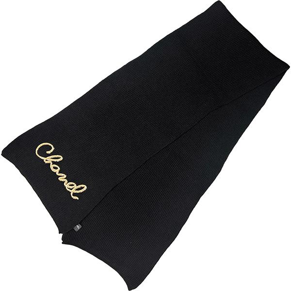 CHANEL（シャネル） マフラー ストール ショール カシミヤ ブラック
