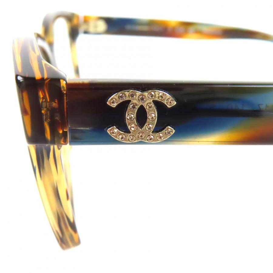 CHANEL（シャネル） 美品◇CHANEL 3451-B-A ココマーク ラインストーン