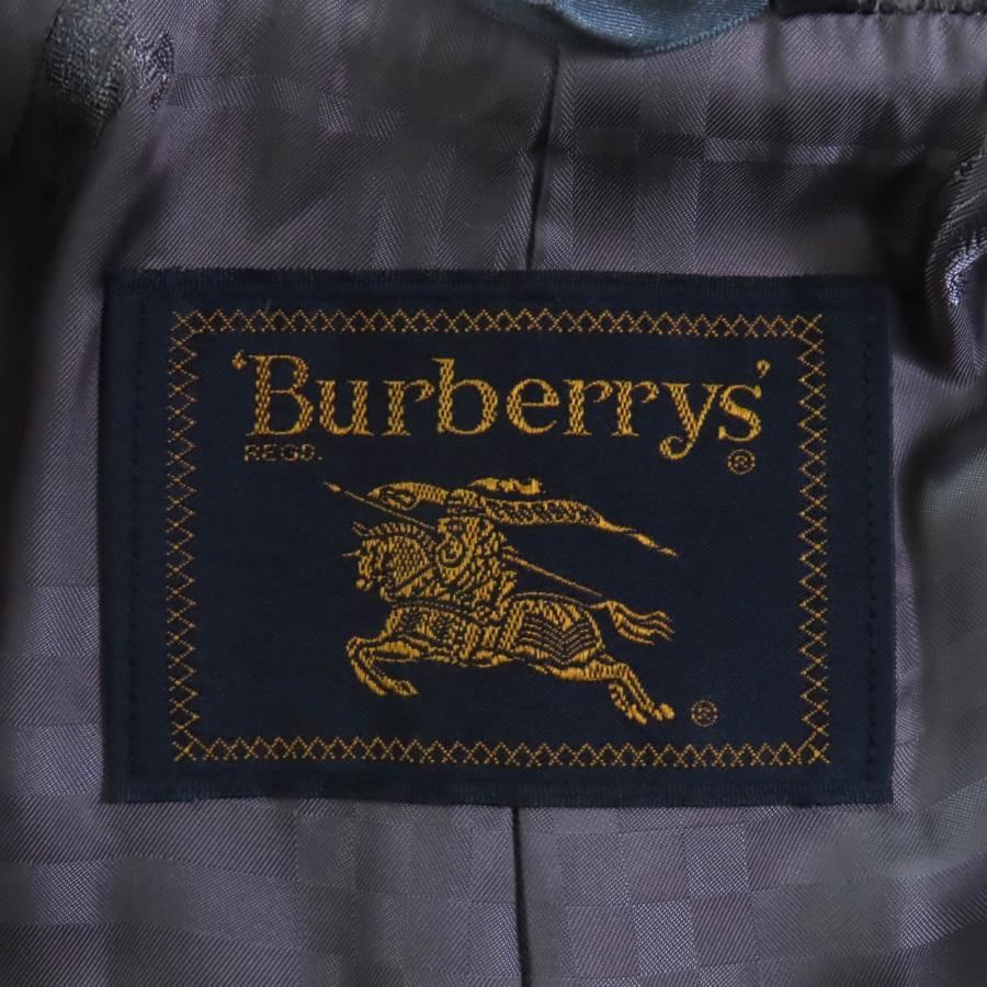 極美品◇Burberrys バーバリー ウール モヘア イタリア製生地使用 ロゴ