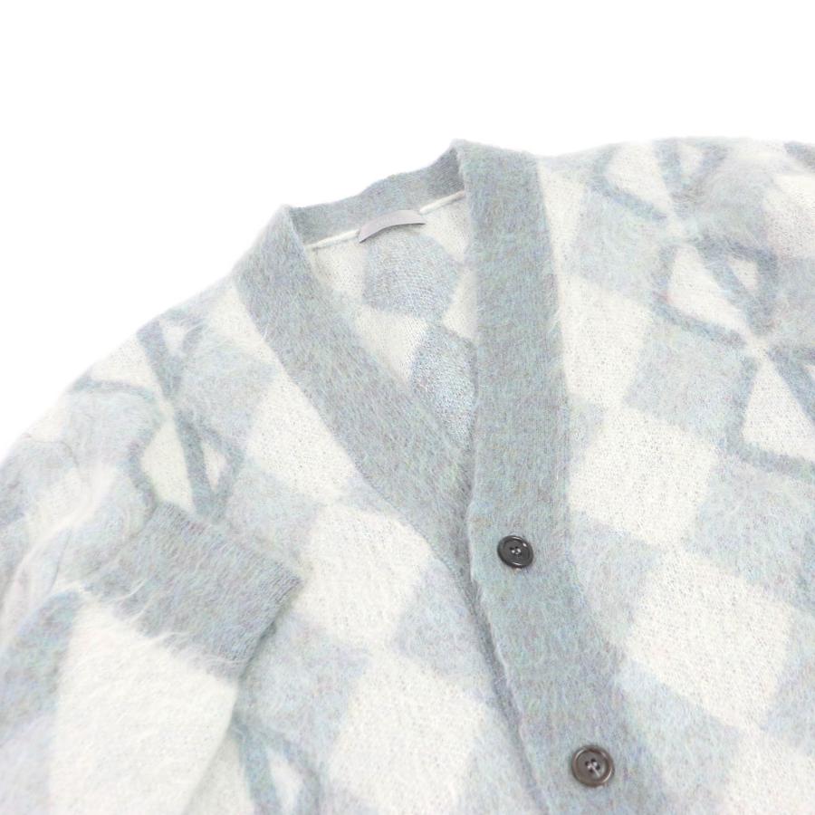 Dior HOMME 極美品□DIOR ディオール オム 213M236AT427 モヘア CDロゴ