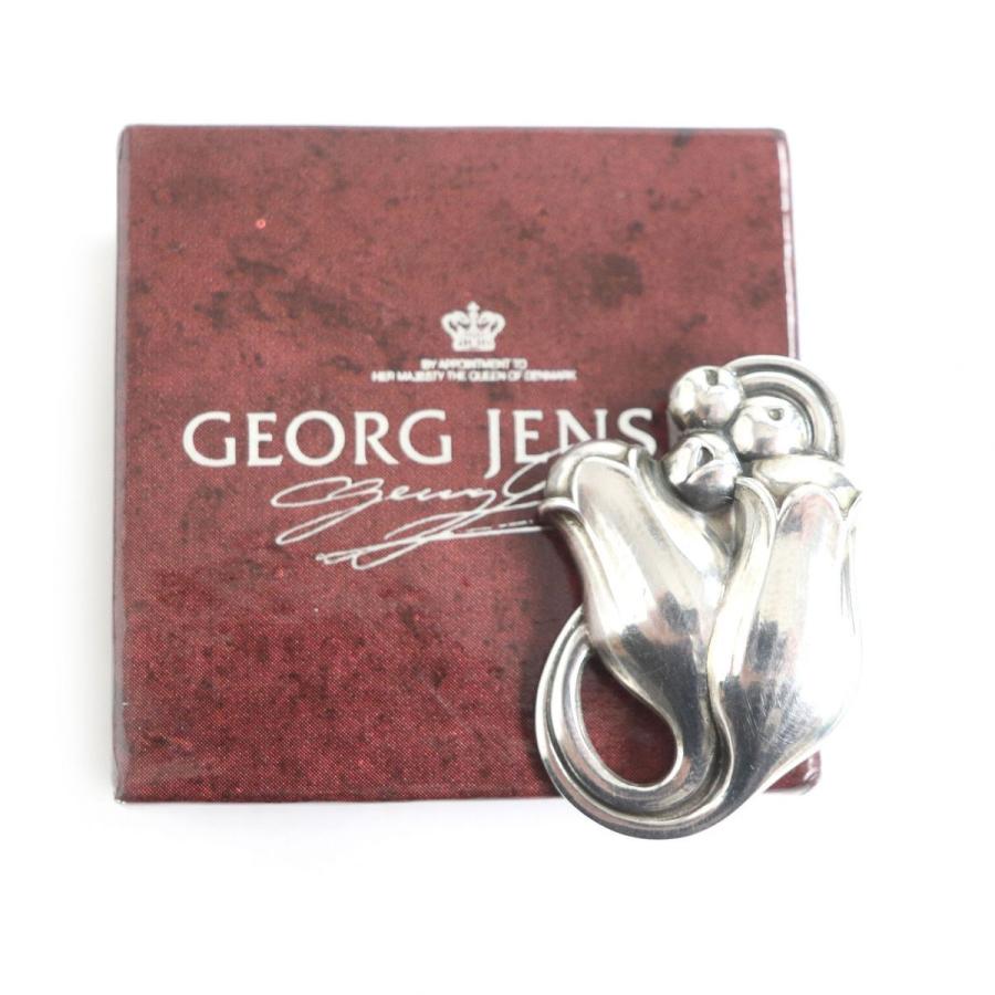 良品▽Georg Jensen ジョージジェンセン 100B SV925 鈴蘭/スズラン