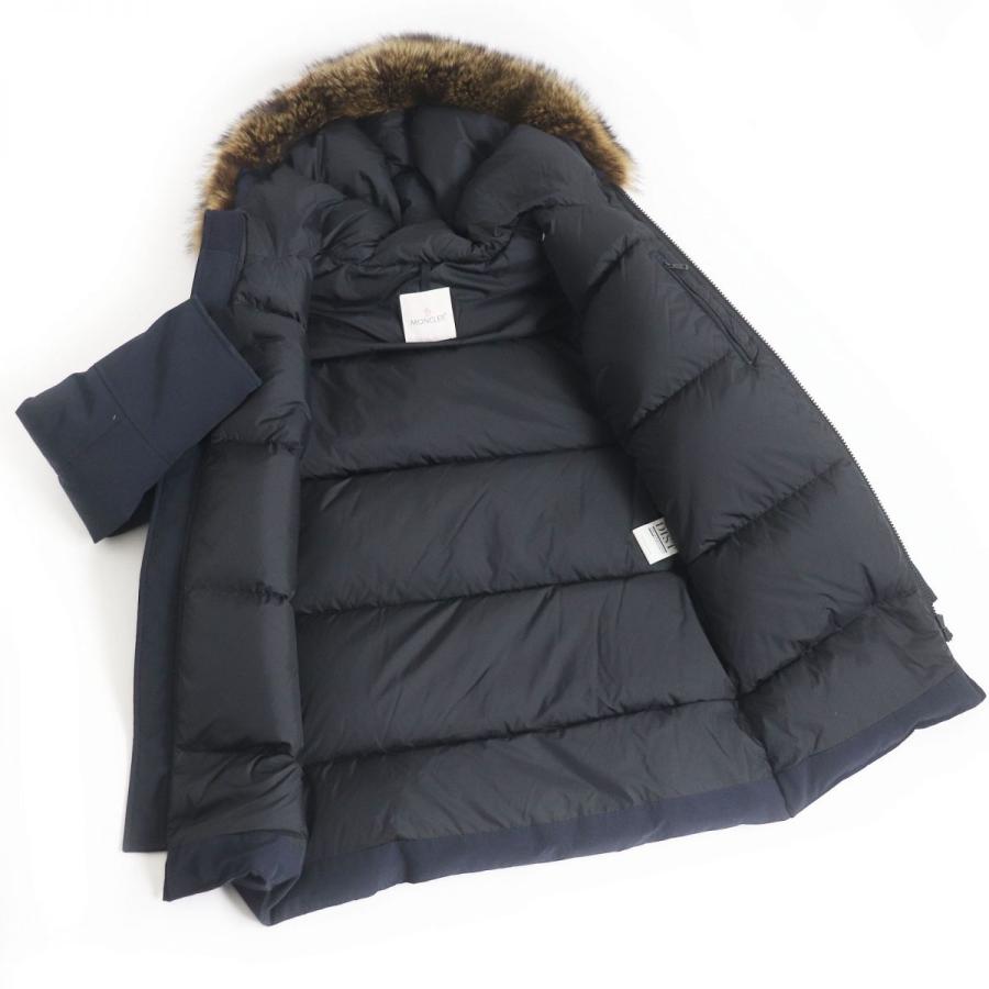 極美品□MONCLER/モンクレール POLA GIUBBOTTO ロゴワッペン ラクーン