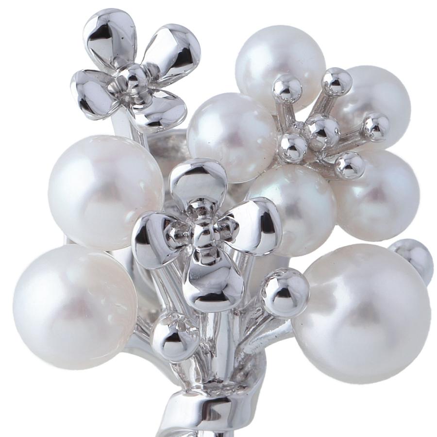 MIKIMOTO（ミキモト） パール ピン ブローチ ブーケ 現行モデル アコヤ