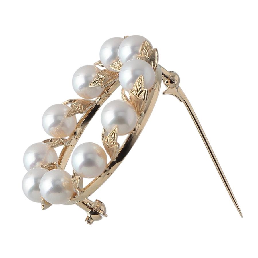MIKIMOTO（ミキモト） パール ブローチ サークル 現行モデル アコヤ