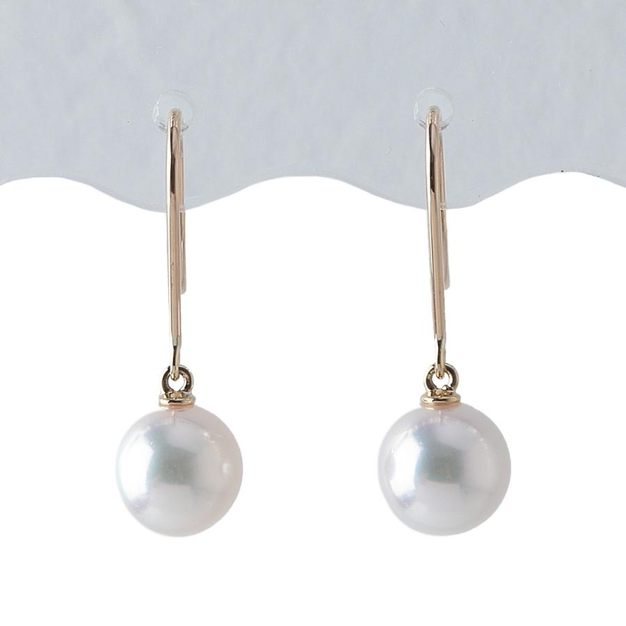 MIKIMOTO（ミキモト） パール ピアス フックタイプ アコヤパール7.5mm