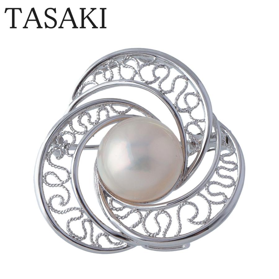 TASAKI（タサキ） マベパール ペンダント ブローチ シルバー パール