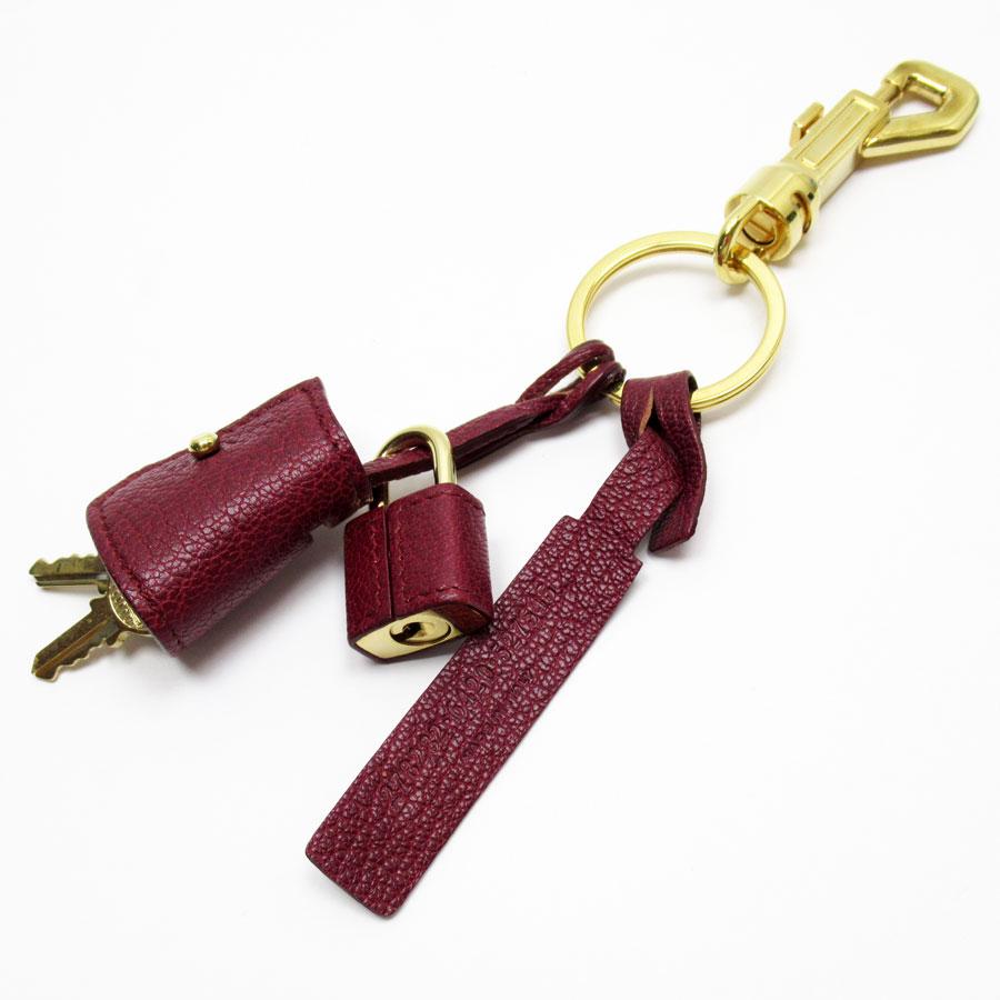 BALENCIAGA（バレンシアガ） チャーム キーリング カギ＆カデナ レザー