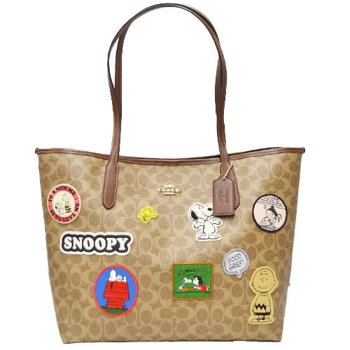 COACH（コーチ） バック 新作 新品 スヌーピー PEANUTS シグネチャー