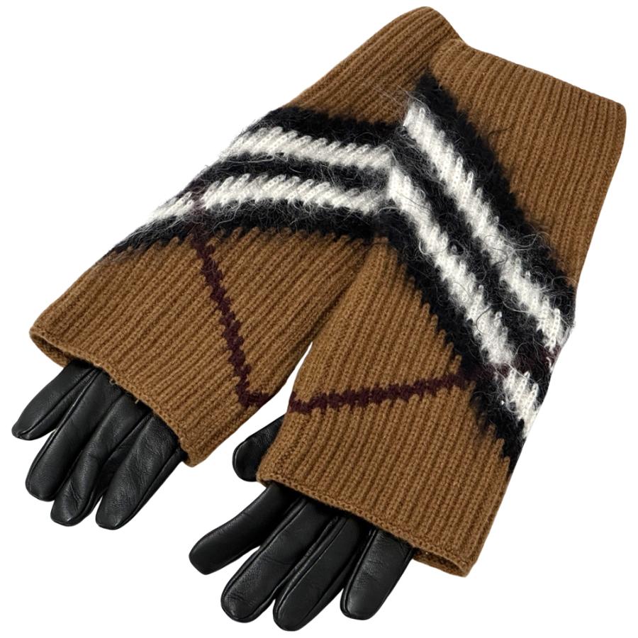BURBERRY（バーバリー） 手袋 レディース ブランド ウール レザー