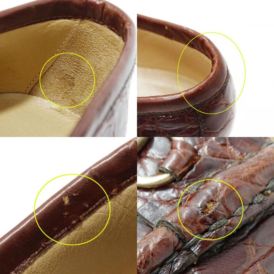 GUCCI（グッチ） 革靴 レディース ブランド クロコダイル ホースビット