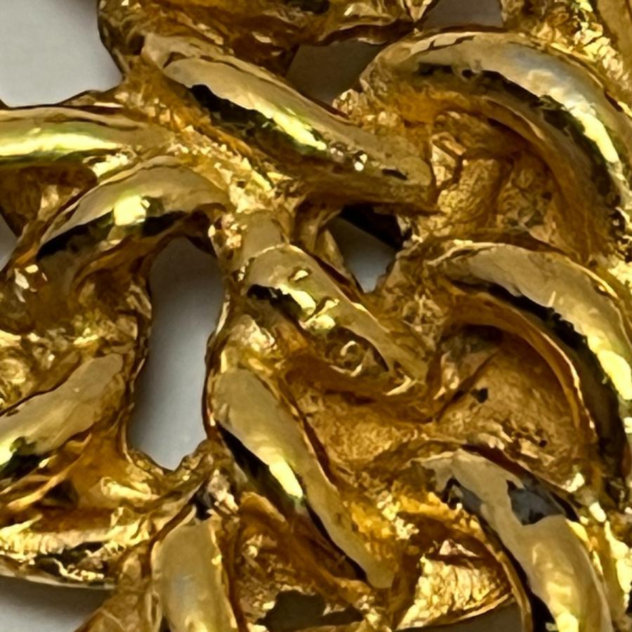 CHANEL（シャネル） ブローチ 大ぶりココマーク チェーン ゴールド