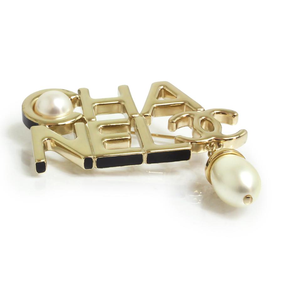 CHANEL（シャネル） （新品・未使用品）シャネル ロゴ パール ブローチ