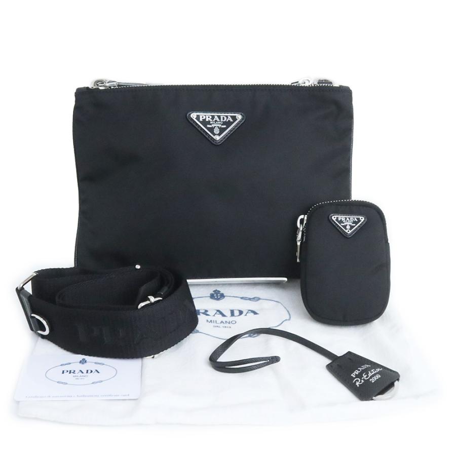PRADA（プラダ） （中古）プラダ 三角ロゴプレート ショルダーバッグ