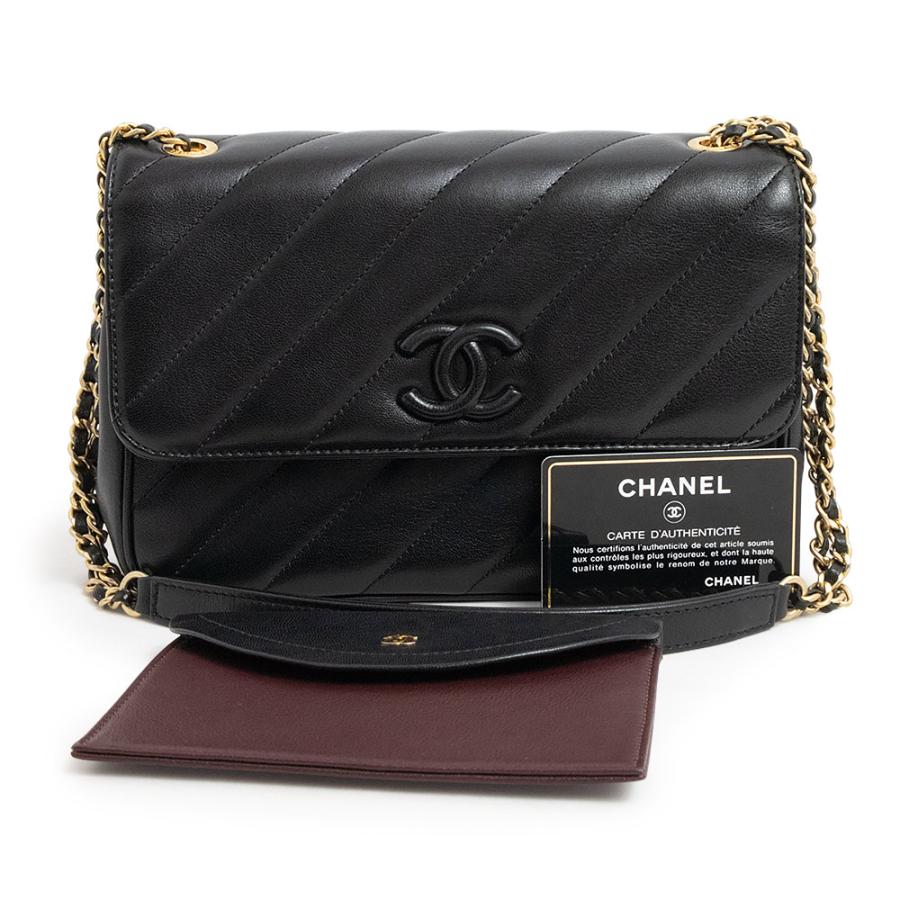 CHANEL（シャネル） （美品）シャネル ココマーク バイアスステッチ W