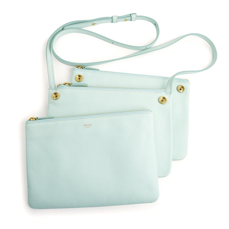 CELINE（セリーヌ） （美品）セリーヌ トリオ スモール ショルダー