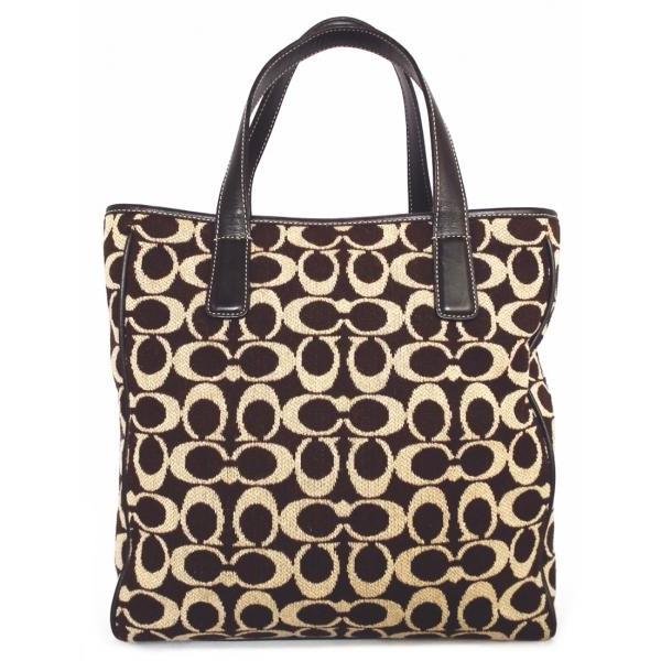 COACH（コーチ） トートバッグ ウール シグネチャー 8131 ハンドバッグ
