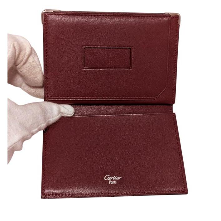 Cartier（カルティエ） 未使用 カードケース 名刺入れ 二つ折り 2面