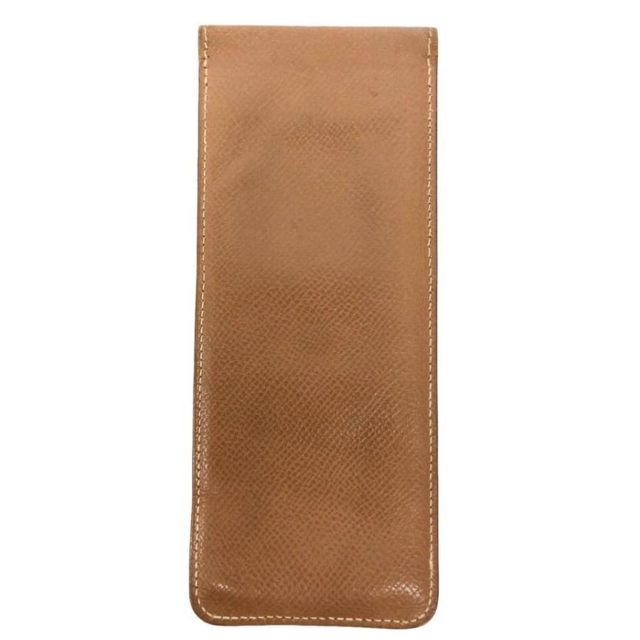 HERMES（エルメス） ペンケース 型押し レザー ス ブラウン 筆記用具