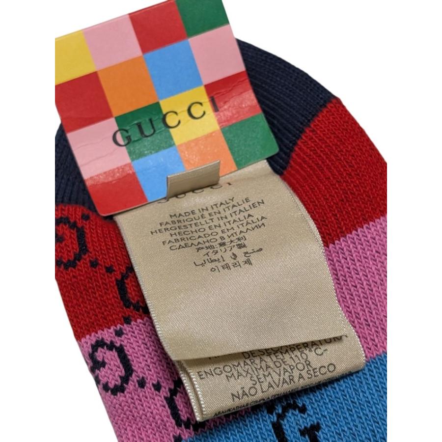 GUCCI（グッチ） 未使用 ソックス ハイソックス 柄 カラフル GG柄 24
