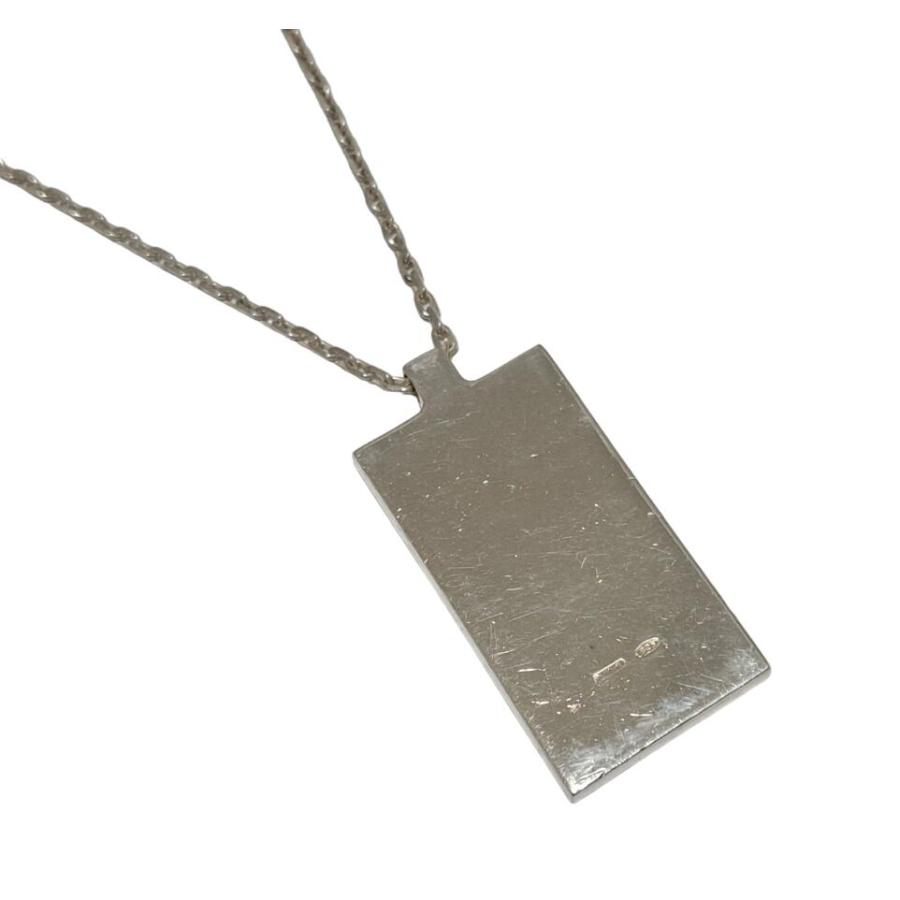 GUCCI（グッチ） ネックレス プレート ロゴ ペンダント SV925 シルバー