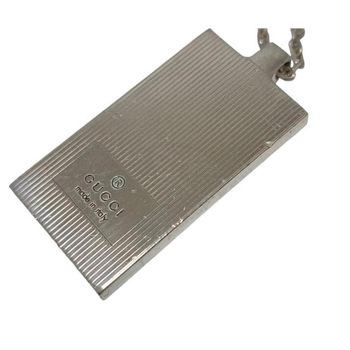 GUCCI（グッチ） ネックレス プレート ロゴ ペンダント SV925 シルバー