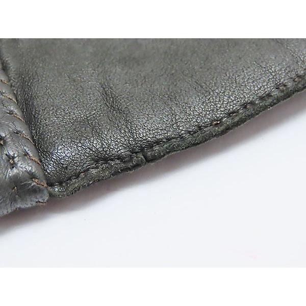 LOEWE（ロエベ） 超美品 アナグラム レザー グローブ 手袋 メンズ