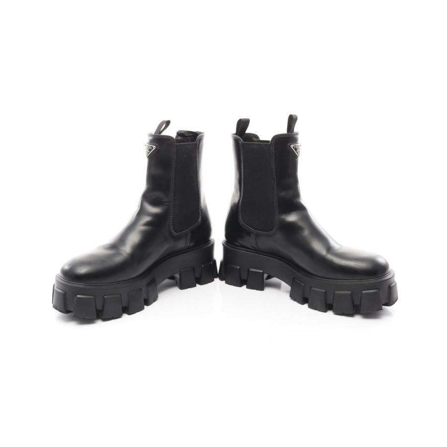 PRADA（プラダ） モノリス ブラッシュドレザー チェルシーブーツ