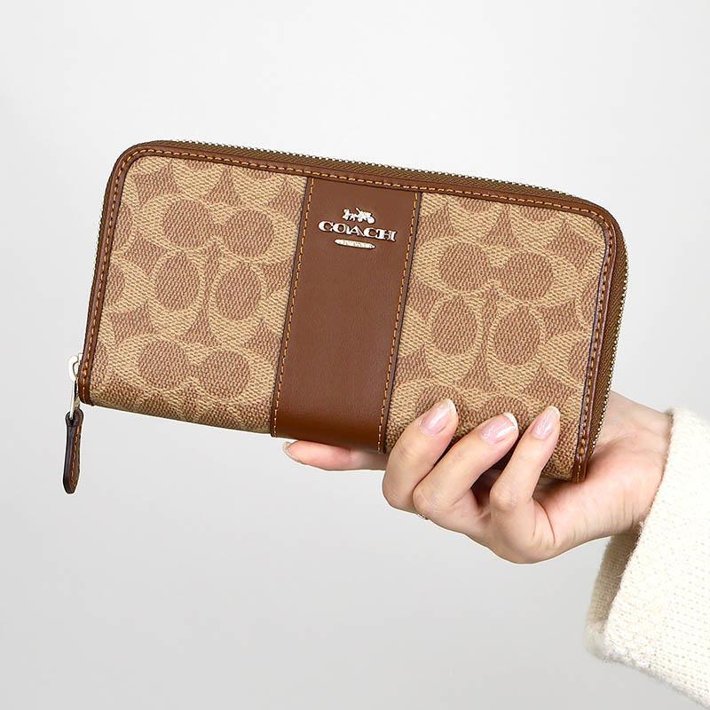COACH（コーチ） 財布 ラウンドファスナー 長財布 レディース