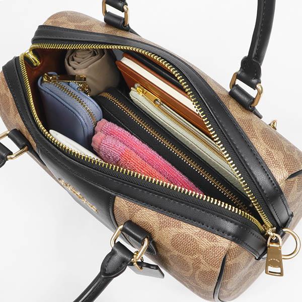 COACH（コーチ） ショルダーバッグ シグネチャー 2way ミニボストン