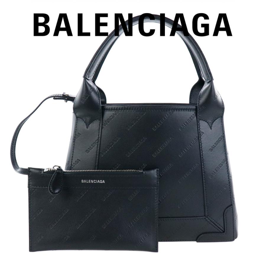 BALENCIAGA（バレンシアガ） バッグ ネイビー カバ XS スムースカーフ