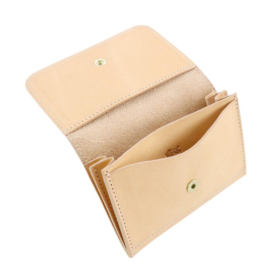 IL BISONTE（イルビゾンテ） カードケース 名刺入れ ボタン付き マチ