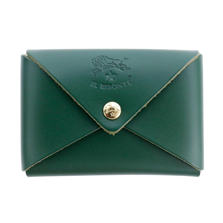 IL BISONTE（イルビゾンテ） カードケース 名刺入れ グリーン ヴェルデ