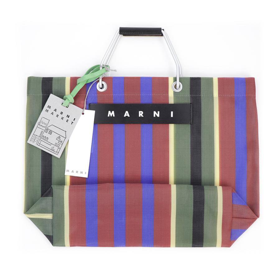 MARNI（マルニ） マルニフラワーカフェ トートバッグ ストライプ