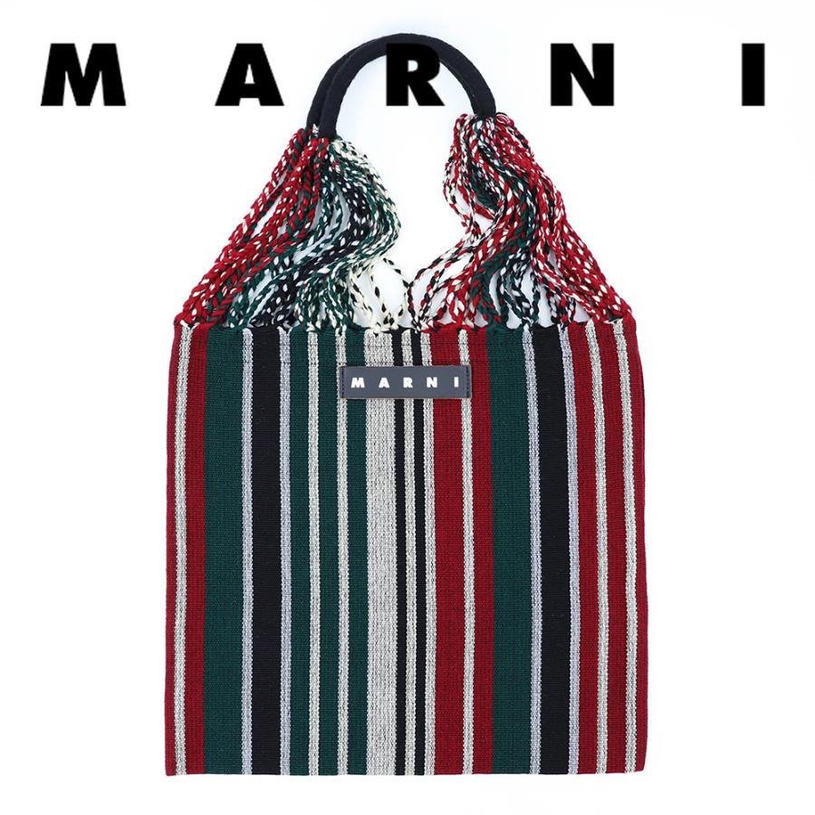 MARNI（マルニ） マルニフラワーカフェ ハンモックバッグ ストライプ