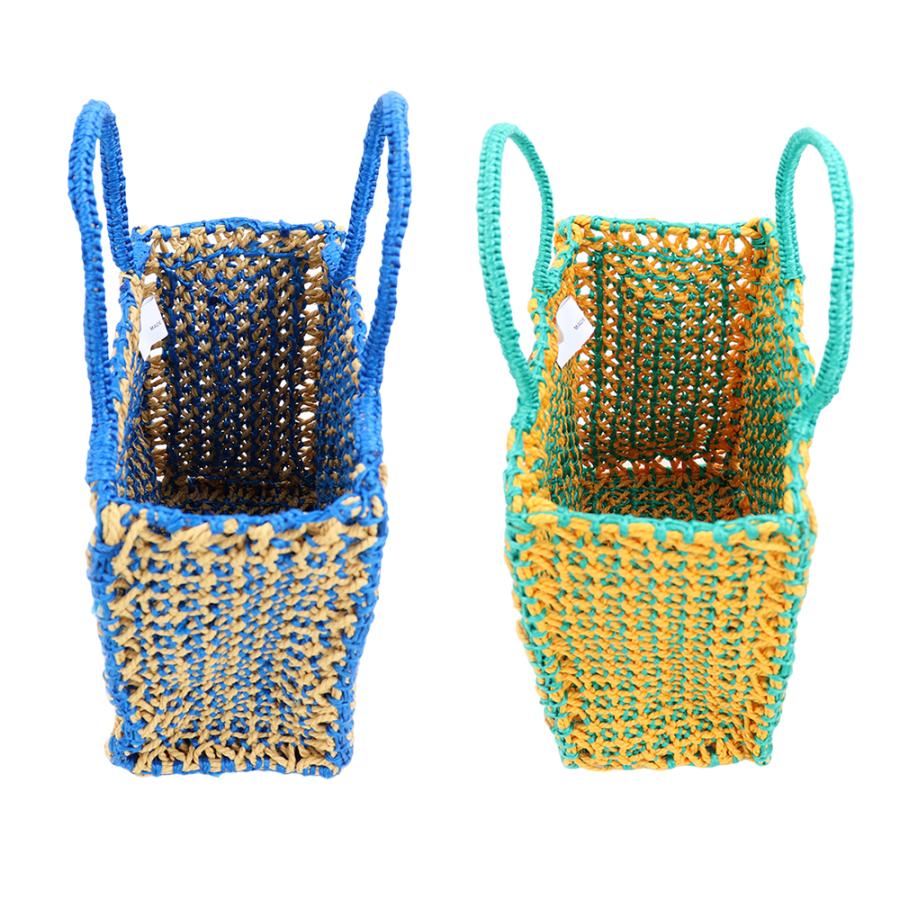 6/3まで！限定半額】MARNI かごバック ショルダー タグ付き ブルー 6/3